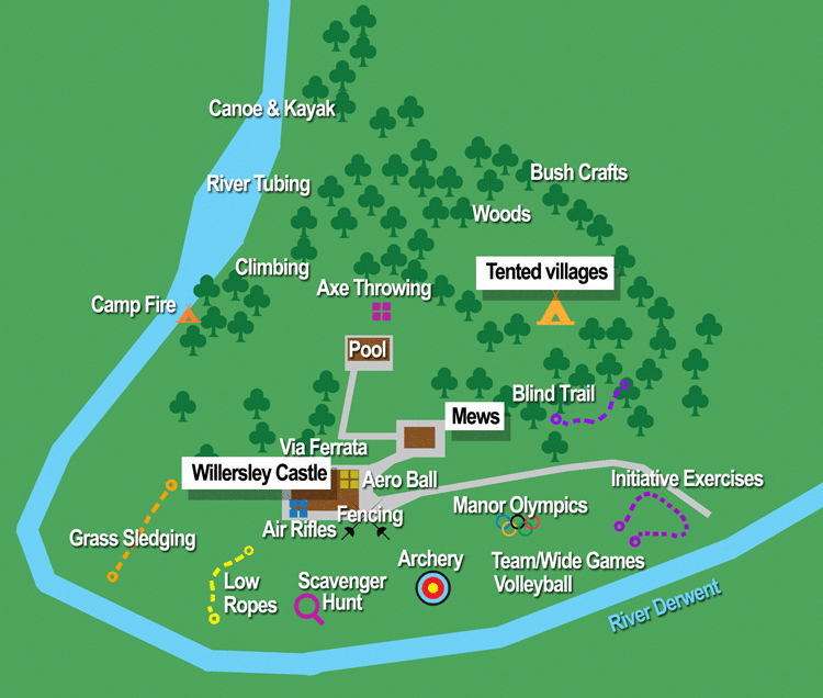 willersley castle map